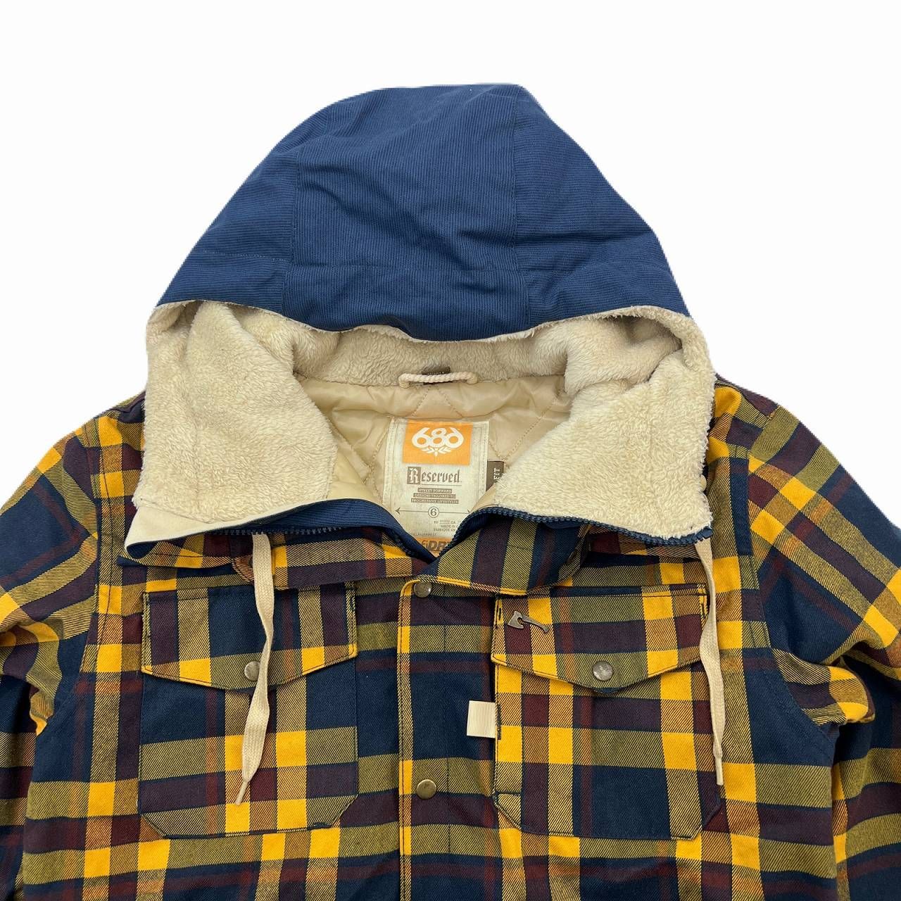 686 スノボ ジャケット スノボ ウェア メンズ Sサイズ ネイビー