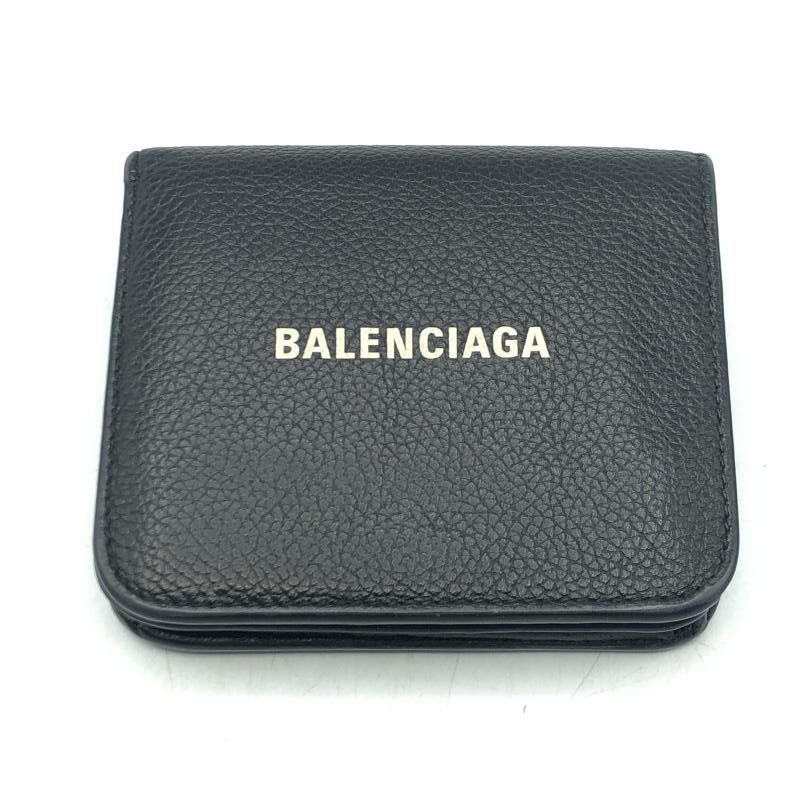 中古】BALENCIAGA エブリデイ キャッシュ 二つ折り財布 594216