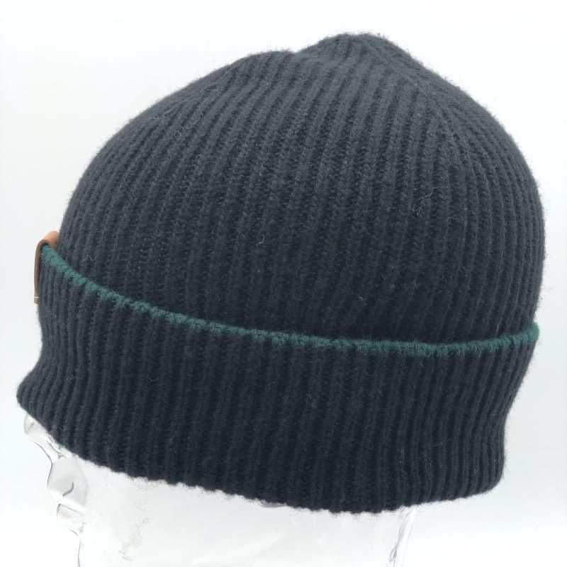 LOEWE ロゴニットビーニー ブラック ロエベ 17