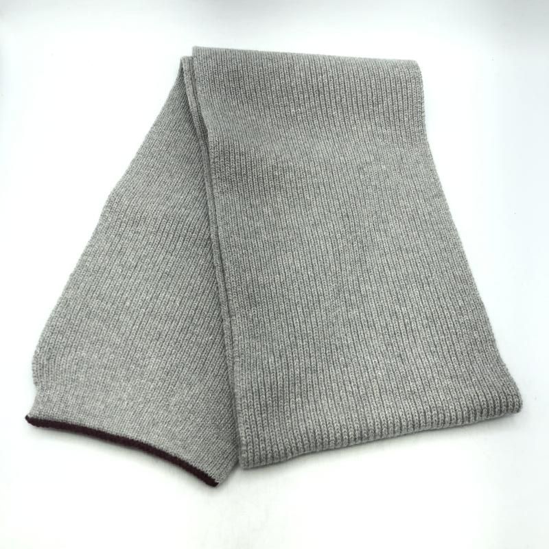 LOEWE リブニットマフラー グレー ロエベ 17