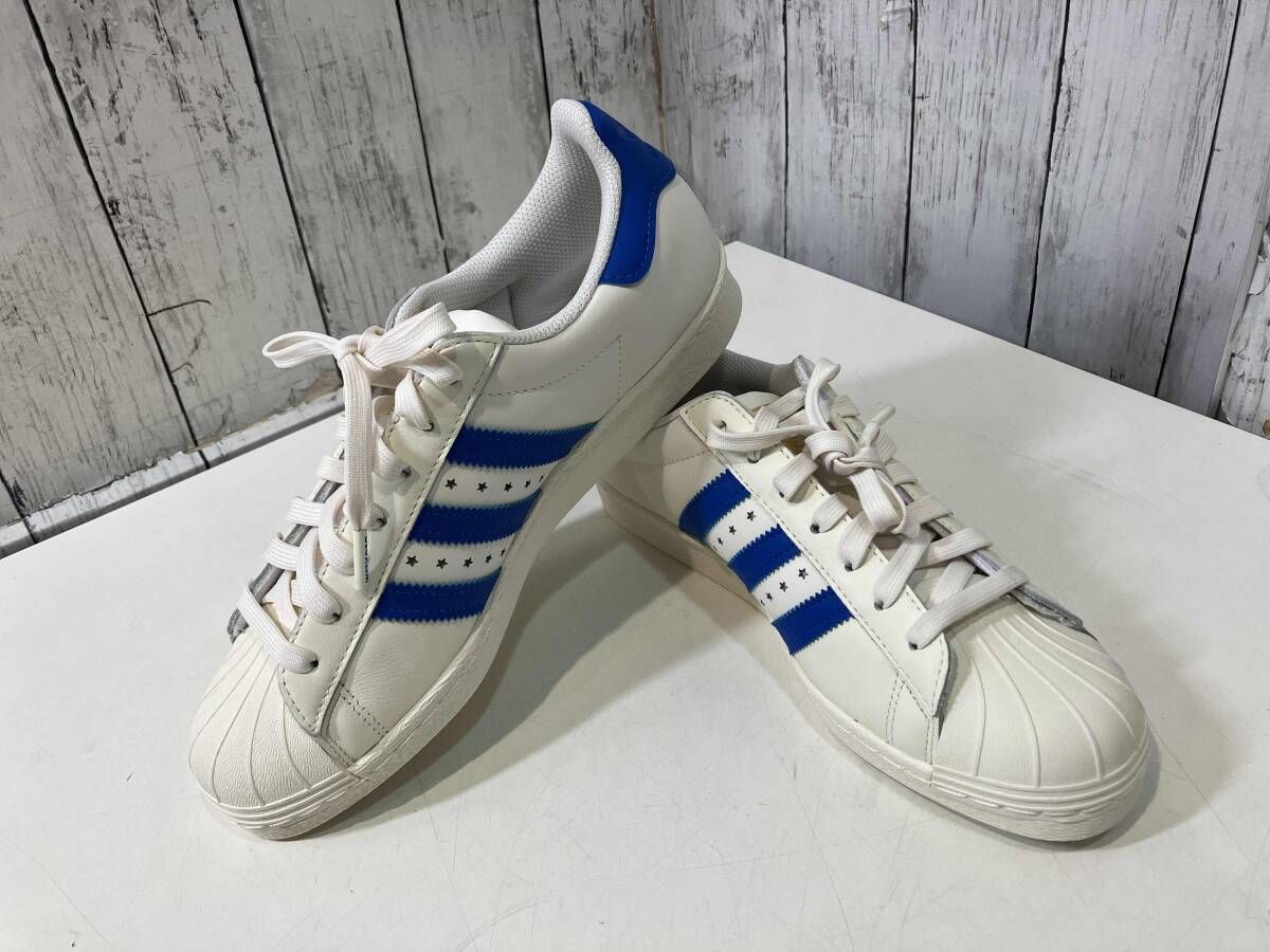 adidas アディダス SUPERSTAR スーパースター 80S DEUX ホワイトブルー 