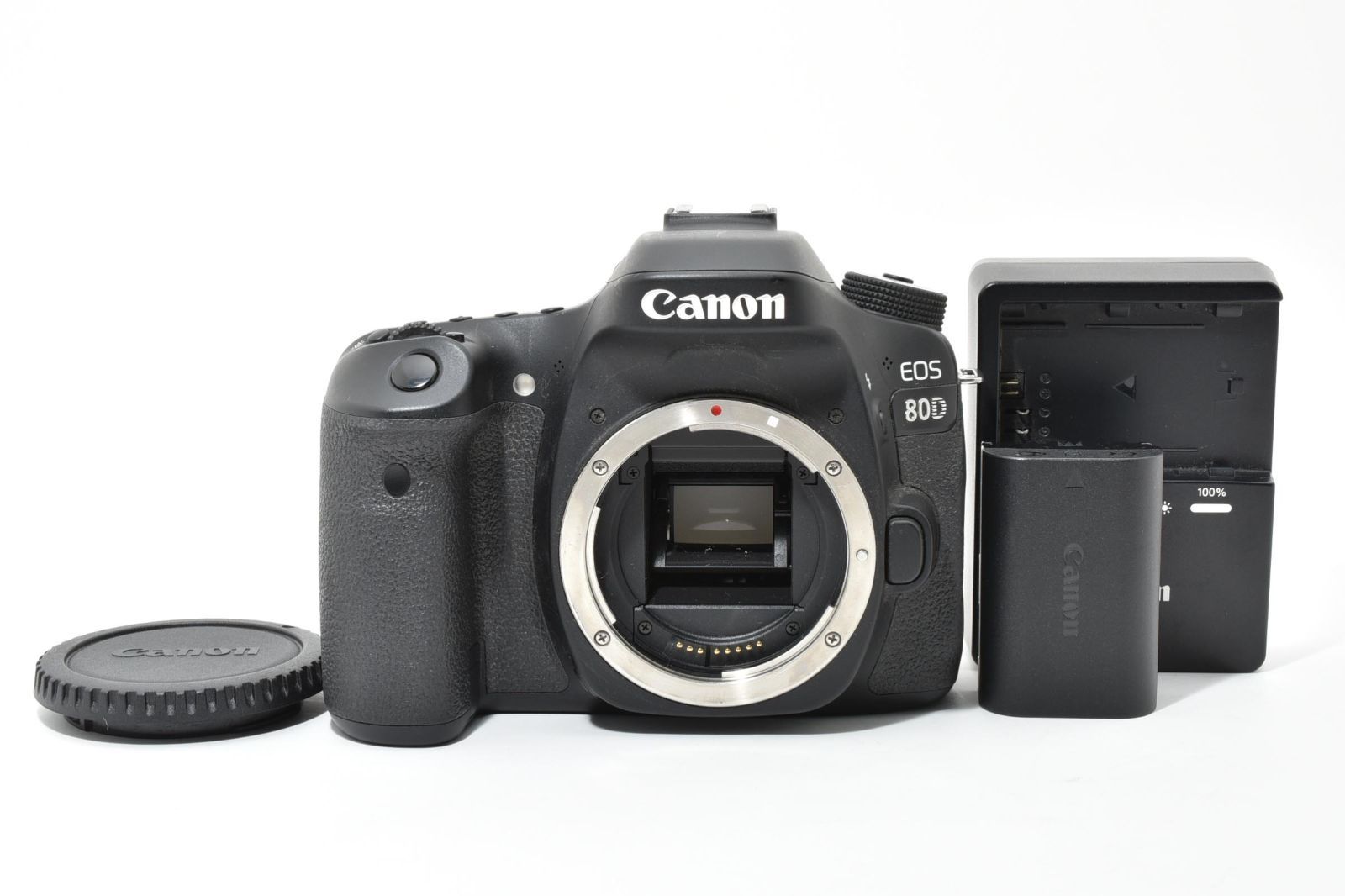 5299ショット!! 上品 Canon EOS 80 D ボディ バッテリーチャージャーセット