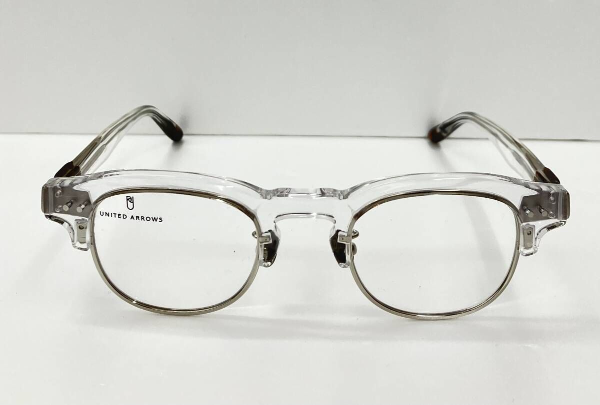 UNITED ARROWS ユナイテッドアローズ サングラス 伊達メガネ Zoff ゾフ 47◻︎25 クリア 通年