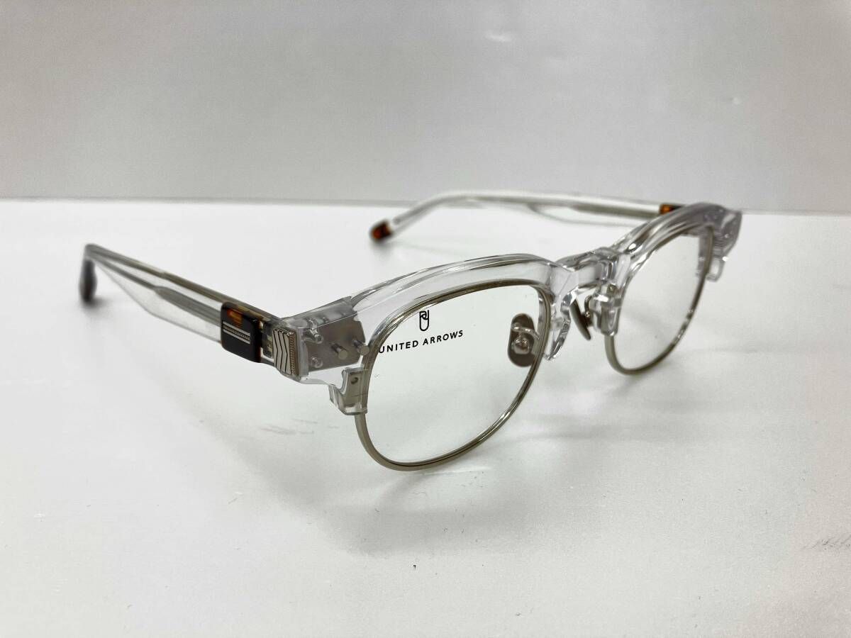 UNITED ARROWS ユナイテッドアローズ サングラス 伊達メガネ Zoff ゾフ 47◻︎25 クリア 通年