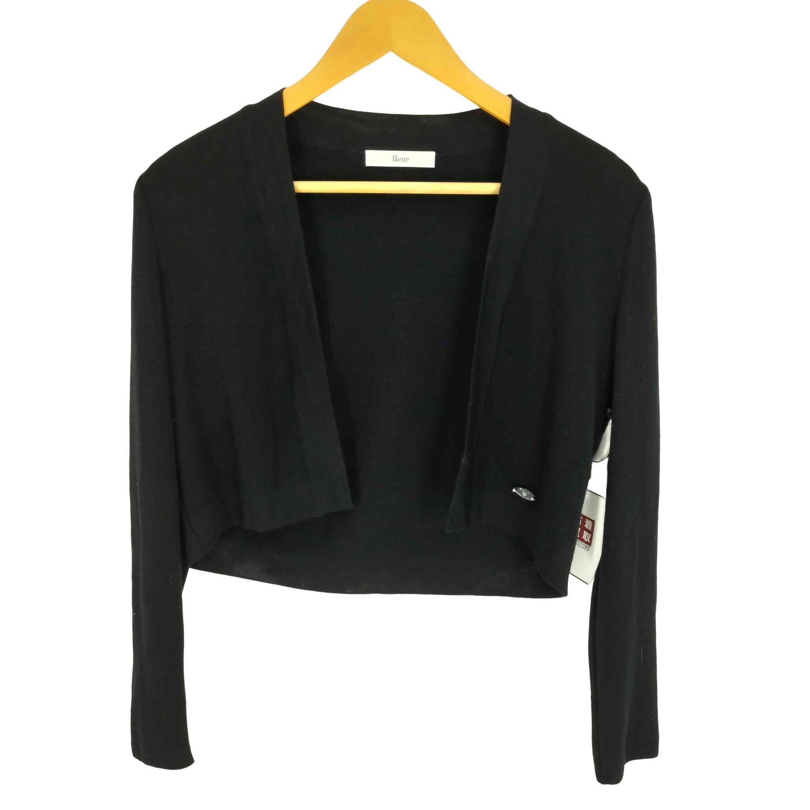 Rene ルネ　ウール100% ボレロ　カーディガン ルネ Rene ショート丈 ウールボレロカーディガン レディース JPN：36