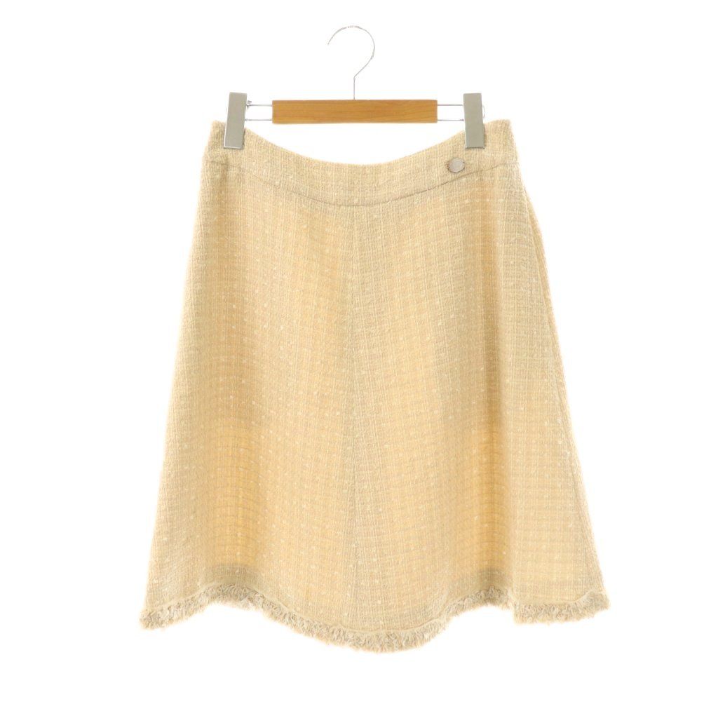 フォクシー FOXEY クラシックツイード スカート フレア ひざ丈 38