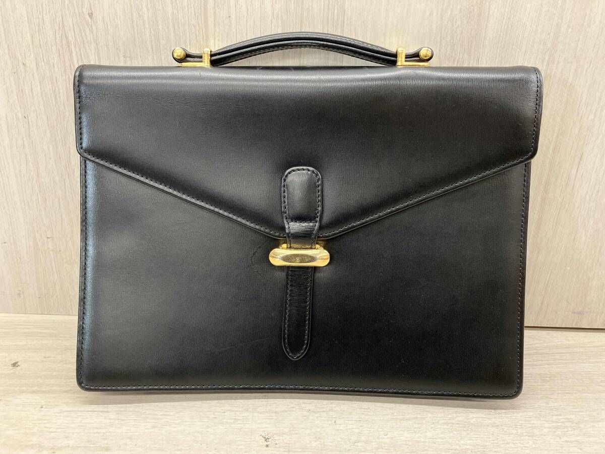 通年 PORTER ポーター レザーブリーフケース ビジネスバッグ ブリーフケース レザー ブラック