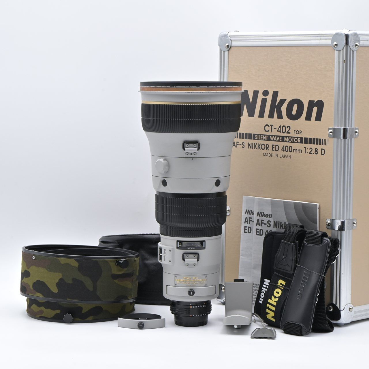 Nikon ニコン AI AF-S Nikkor ED 400 mm F 2.8 D lF ライトグレー 交換レンズ