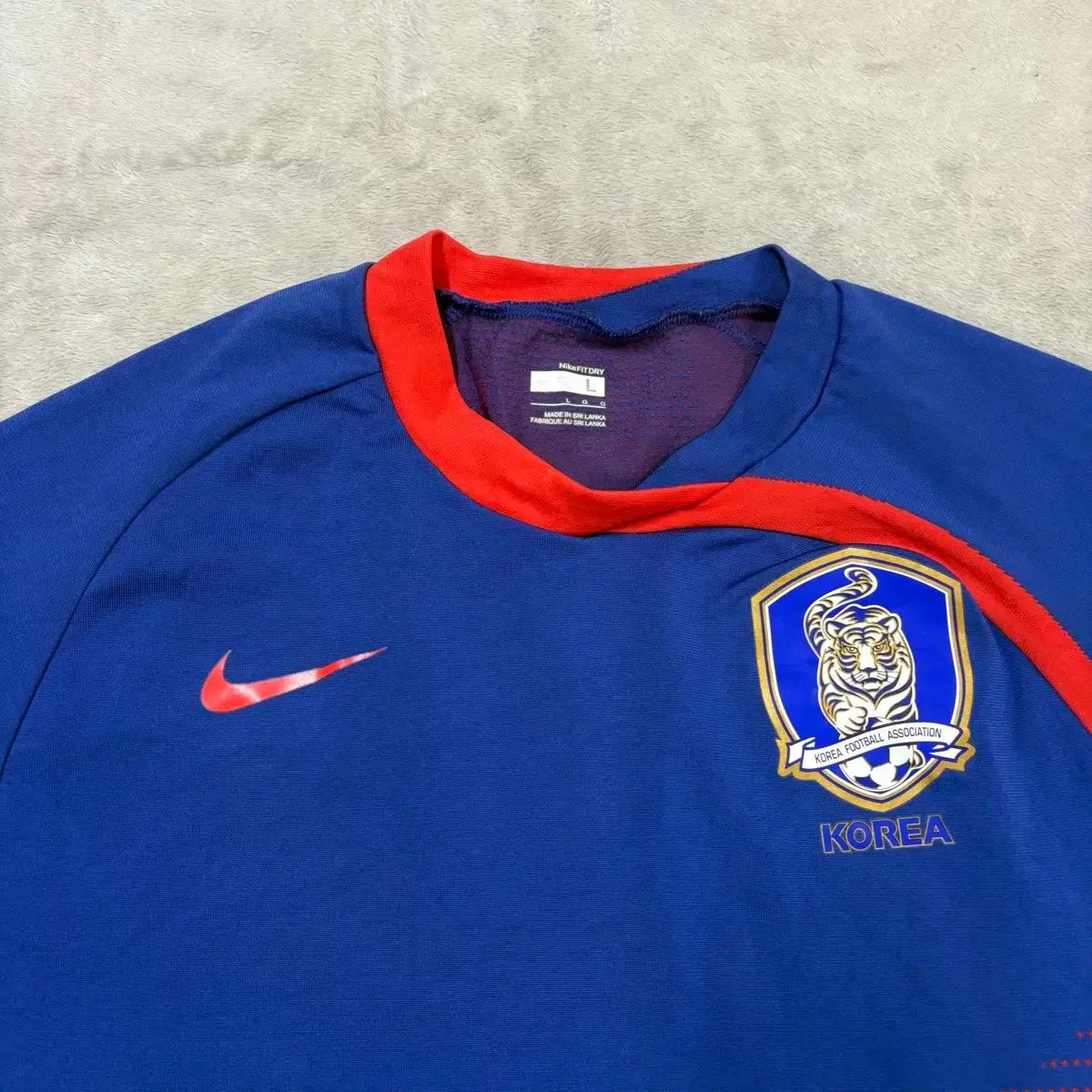 サッカー 韓国国家代表 選手用支給用 トレーニングウエア トップス L