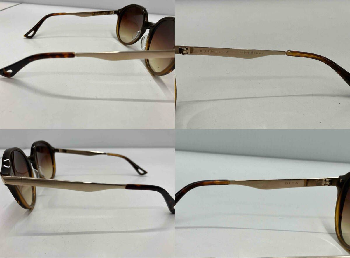  DITA ディータ ラウンドサングラス ゴールド べっこう 22019 B TRT GLD 51 サングラス 小物