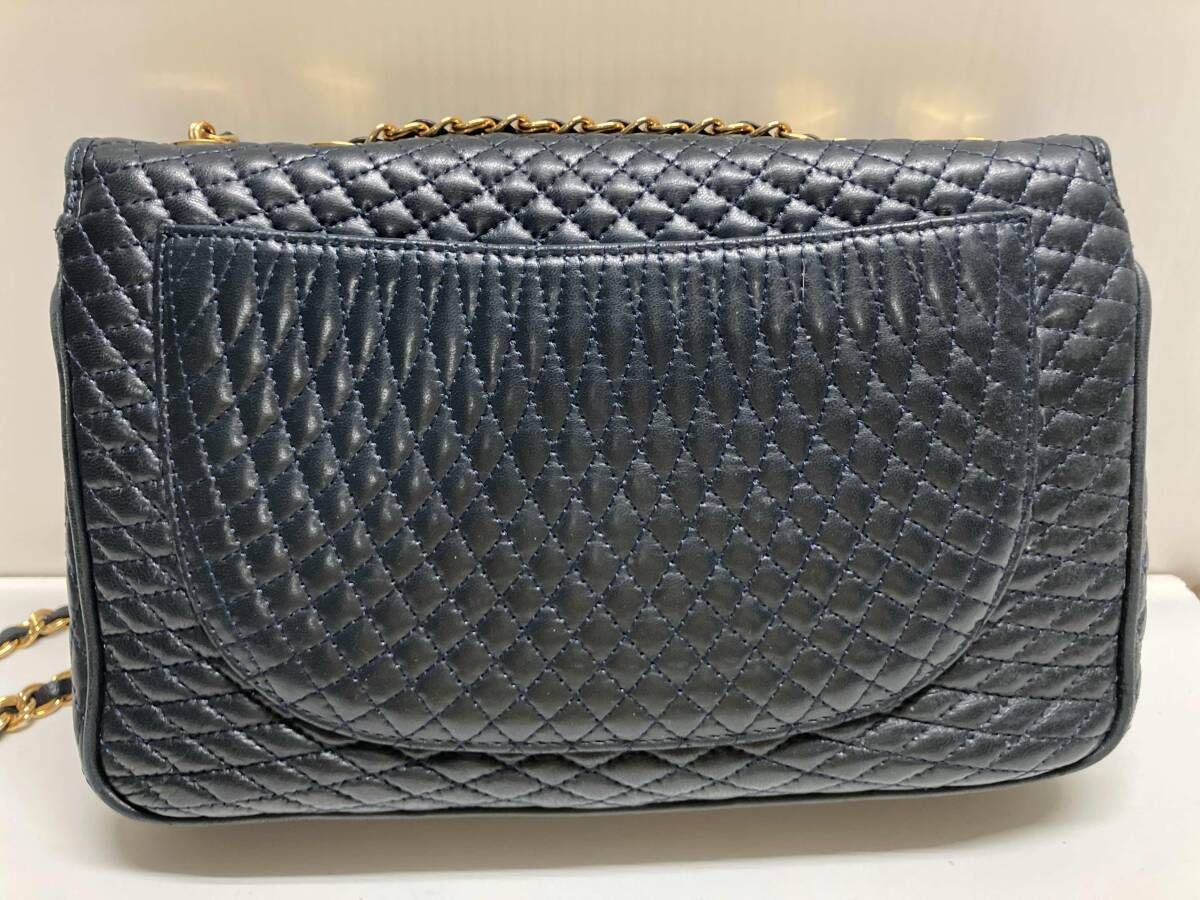 BALLY バリー ショルダーバッグ 2 way チェーンバッグ | キルティング ネイビー