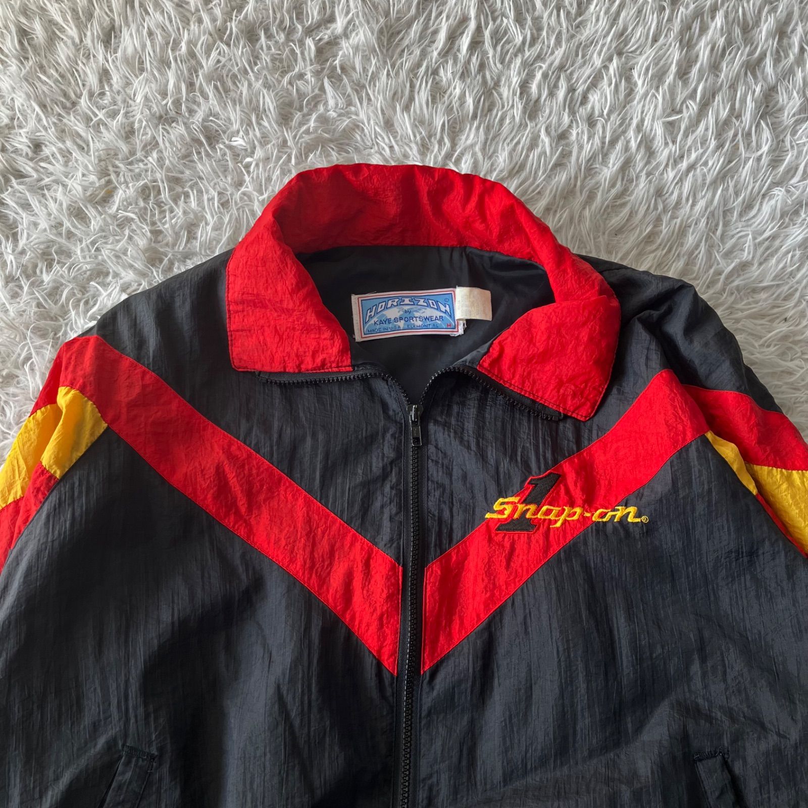 USA製 スナップオン 企業 SNAP ON Horizon 80-90s ナイロンジャケット