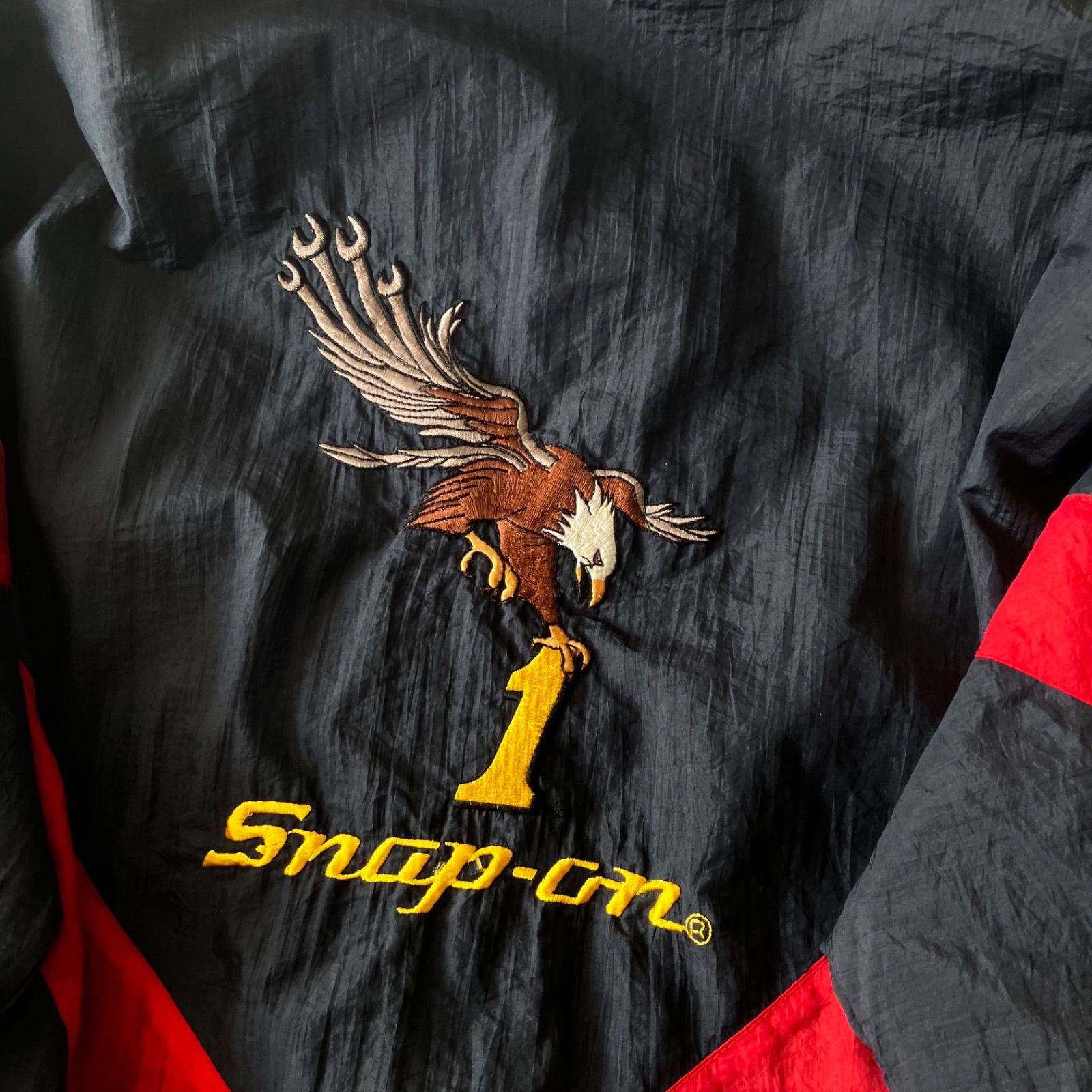 USA製 スナップオン 企業 SNAP ON Horizon 80-90s ナイロンジャケット