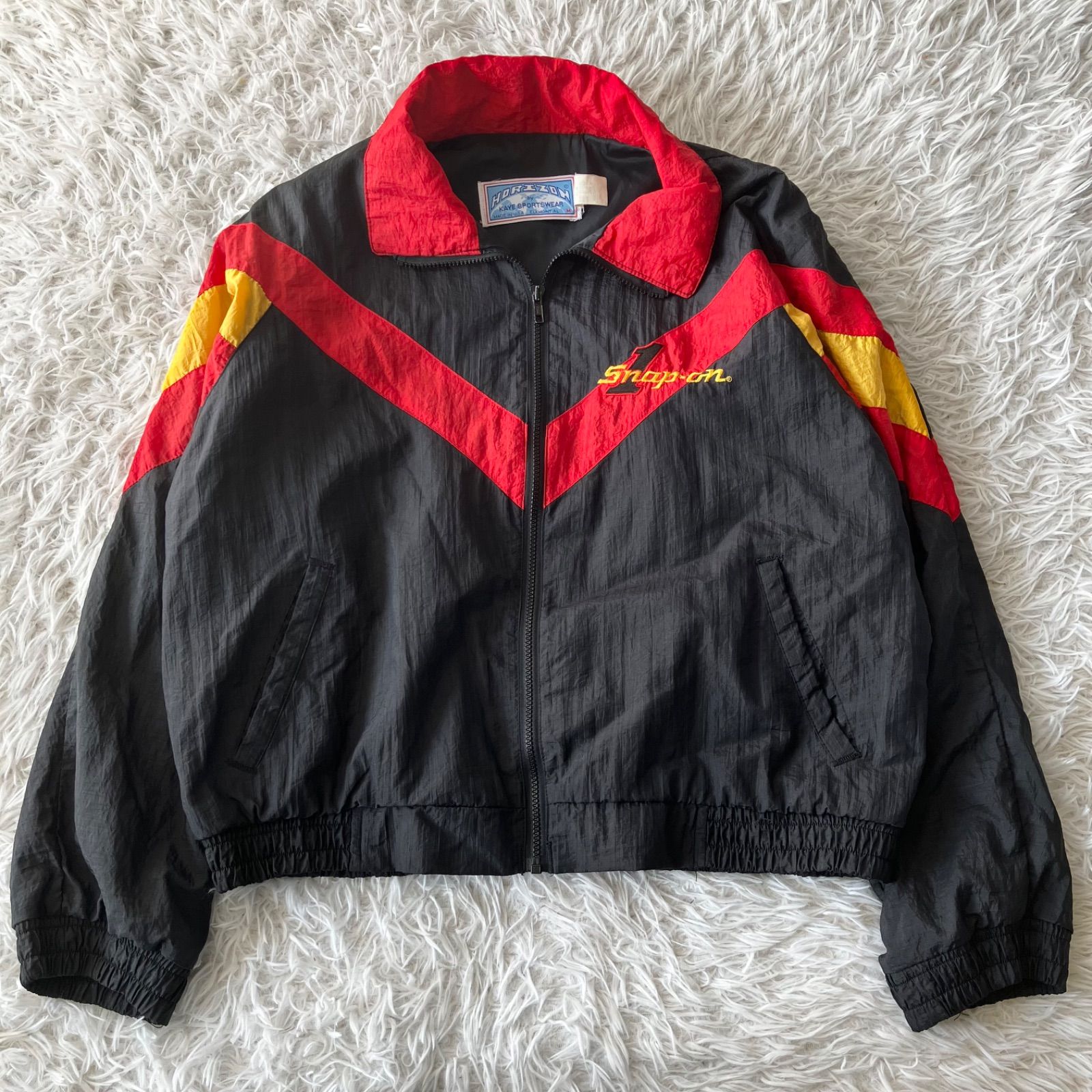 USA製 スナップオン 企業 SNAP ON Horizon 80-90s ナイロンジャケット