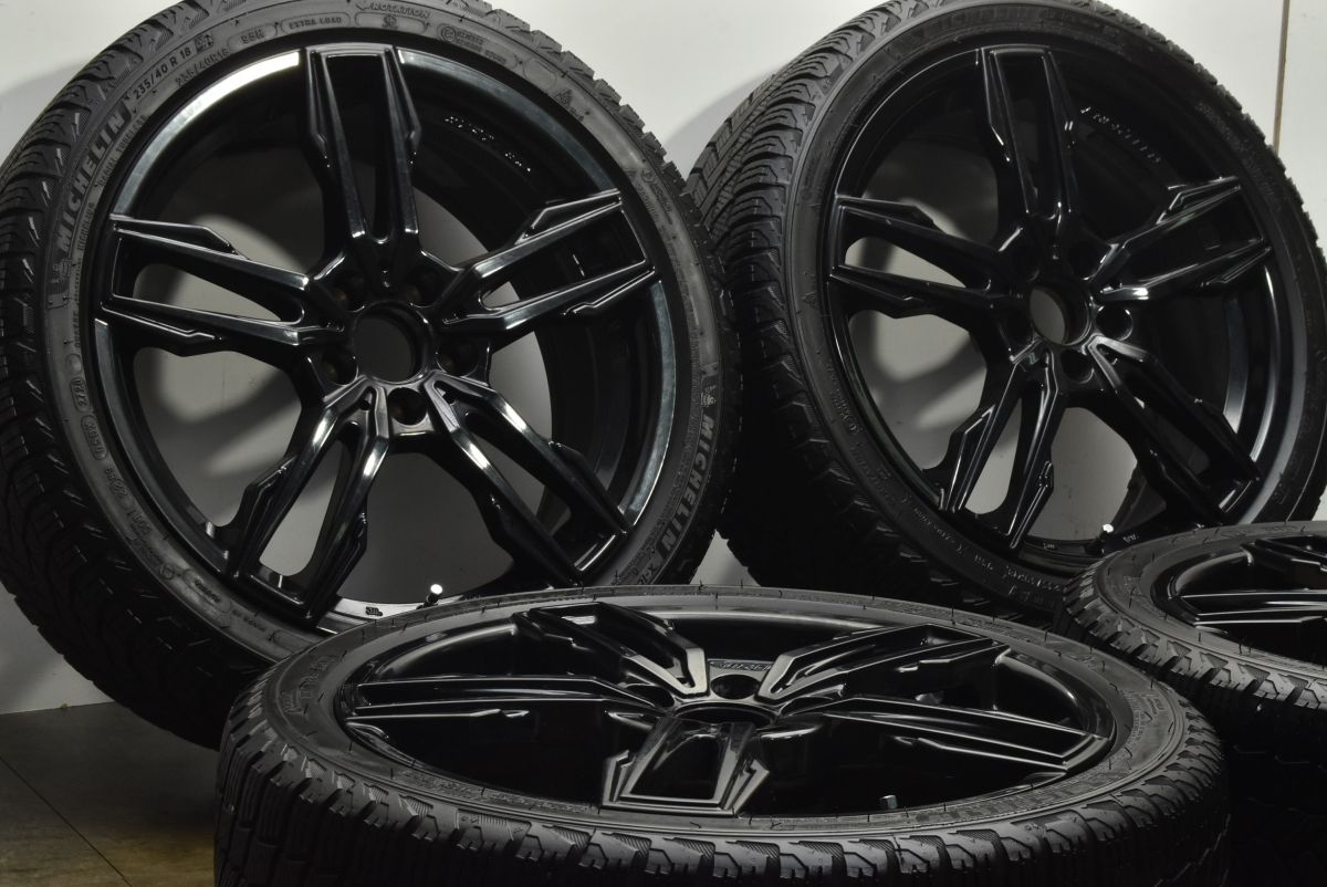 ホイール ユーロテック GAYA ELISI 18 in 7 5 J 50 PCD 108 ミシュラン X ICE SNOW 235 40 R ボルボ V 60 S 40クロスカントリー