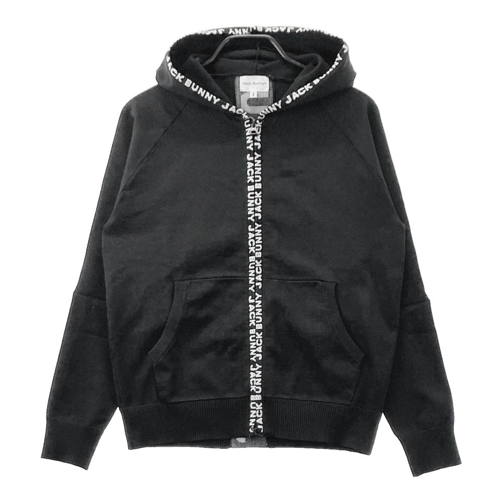 サイズ：2 JACK BUNNY ジャックバニー ニットパーカー ブラック系 [240101569527] ゴルフウェア レディース ストスト