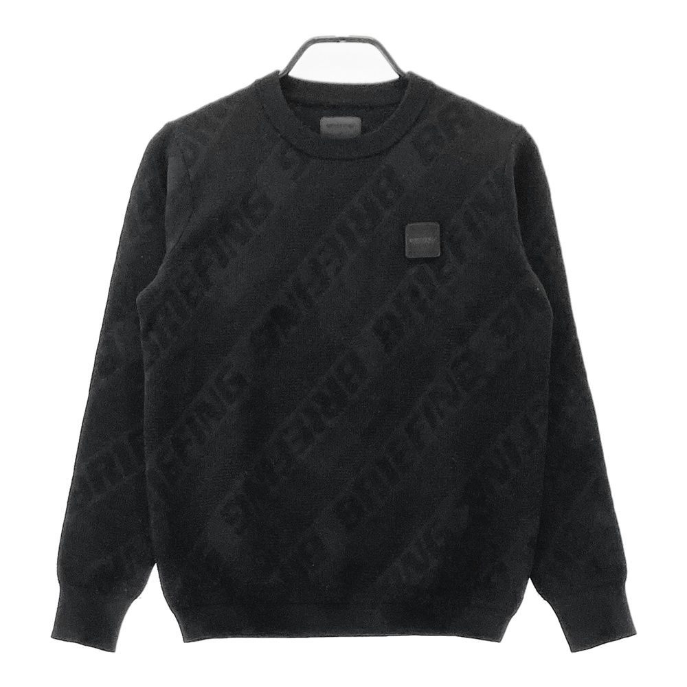 サイズ：M BRIEFING GOLF ブリーフィング ニット セーター ブラック系