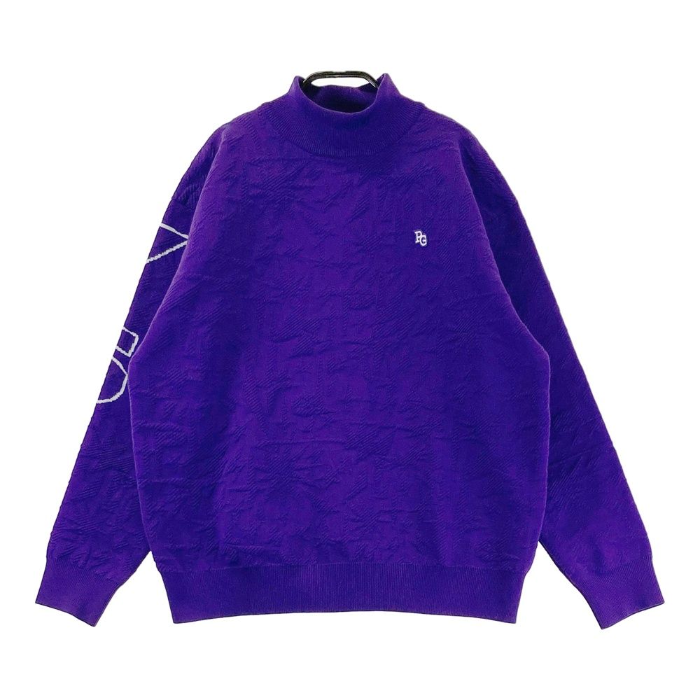 サイズ 1 PEARLY GATES パーリーゲイツ ニット セーター パープル系 ゴルフウェア レディース ストスト