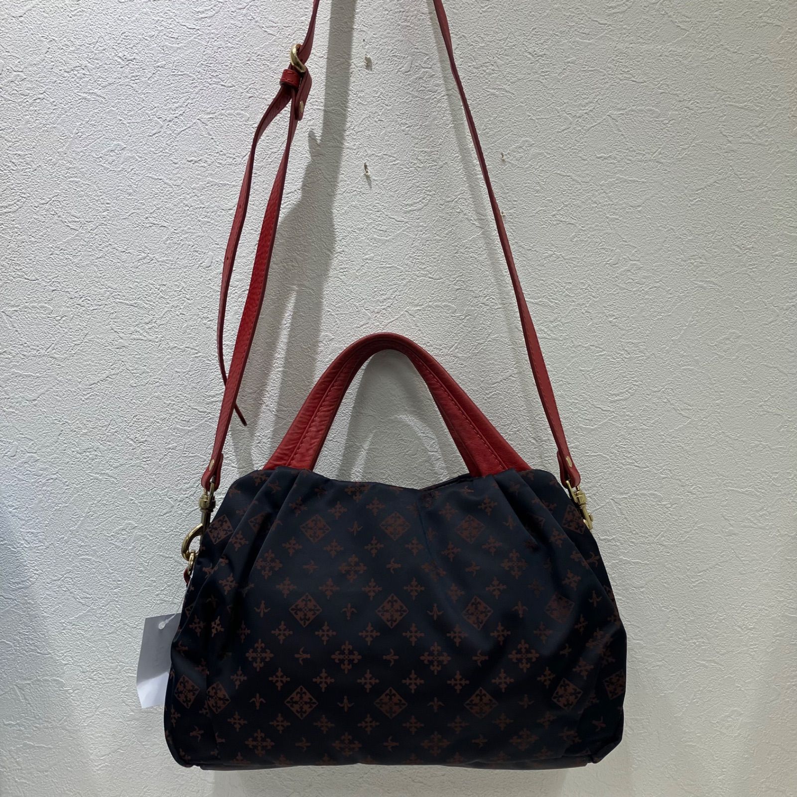 6641 russet ラシット 2way ショルダーバッグ ハンドバッグ ネイビー