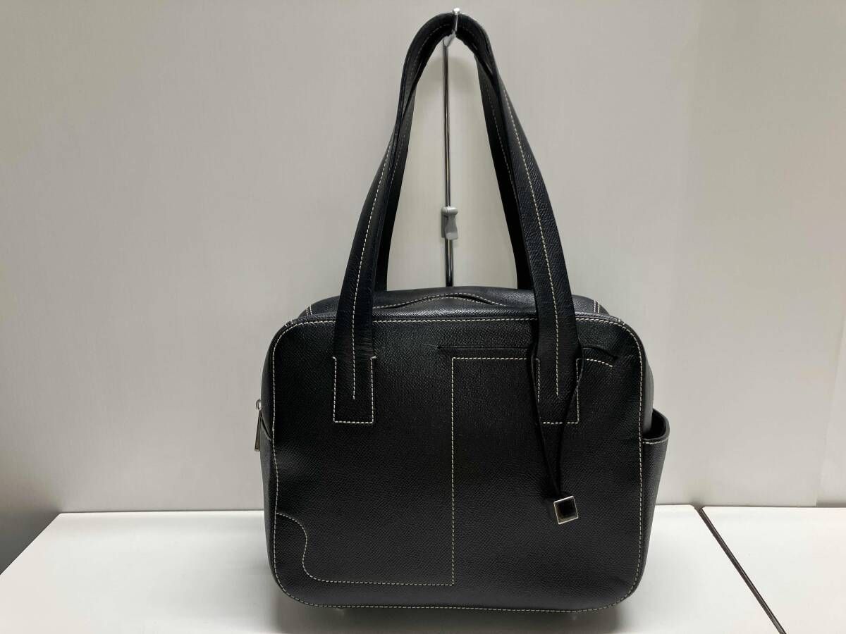 BALLY バリー ハンドバッグ ブラック ステッチ