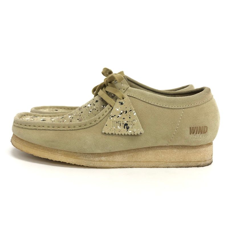 品 Clarks クラークス WIND AND SEA atmos Wallabee ワラビー ブーツ シューズ 靴 164 251127 rs 06 fur