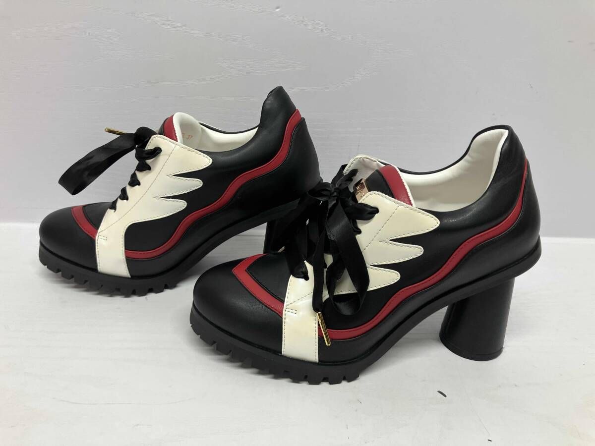 MAYLA マイラ SHA 2480 E 10-CSS-8 SNRCL パンプス ヒールスニーカー カードキャプターさくら アイコニック サイズ 37 ブラック 通年