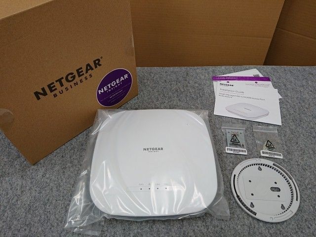 NETGEAR WAX 618 111 APS ワイヤレスアクセスポイント AX 3000 WiFi 6 PoE 受電 Insight オンコールサービス4年付属