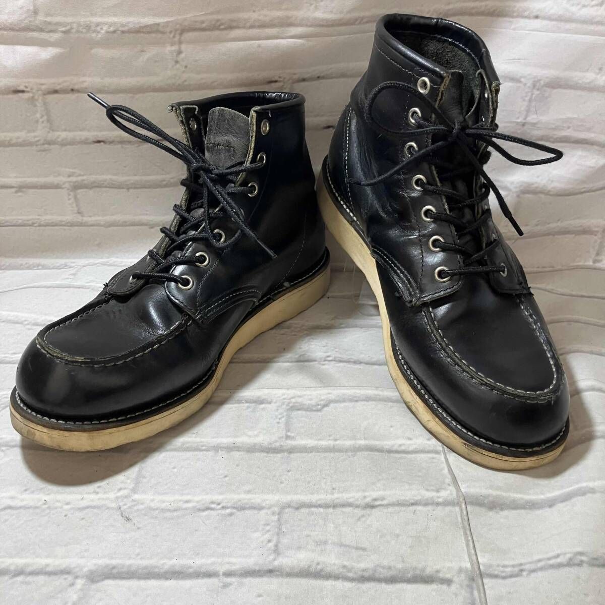 RED WING レッドウィング ワークブーツ アイリッシュセッター 90 s 00 刺繍タグ 表記サイズ8 1 2 ブラック