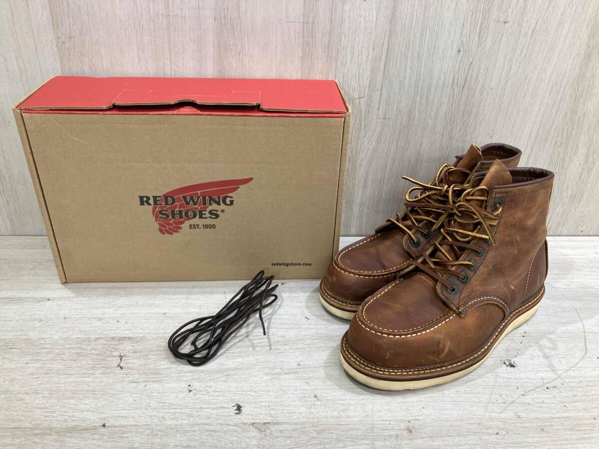 通年 RED WING レッドウィング 6 Classic Moc D 1907 ワークブーツ レザーブーツ 01907 1 き 9 27 cm