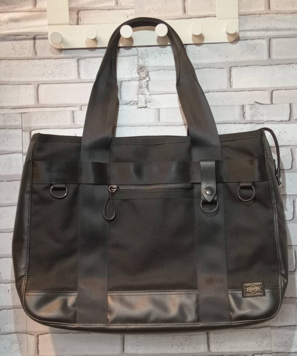PORTER ポーター トートバッグ ショルダーバッグ HEAT ヒート ブラック