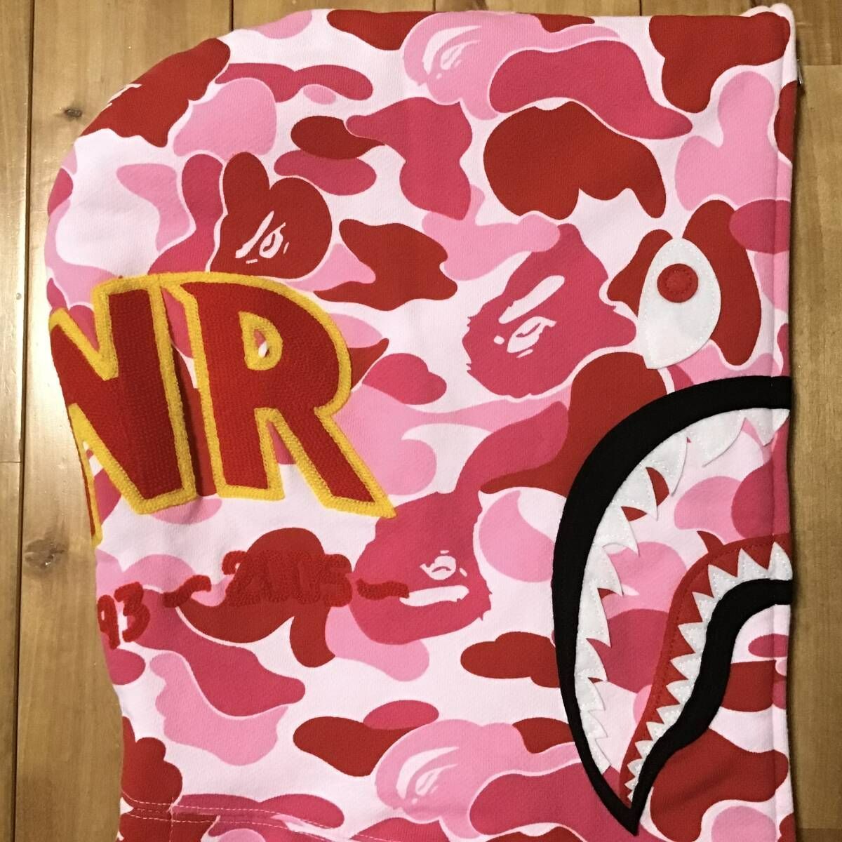 ABC CAMO Pink シャーク パーカー Lサイズ shark full zip hoodie a