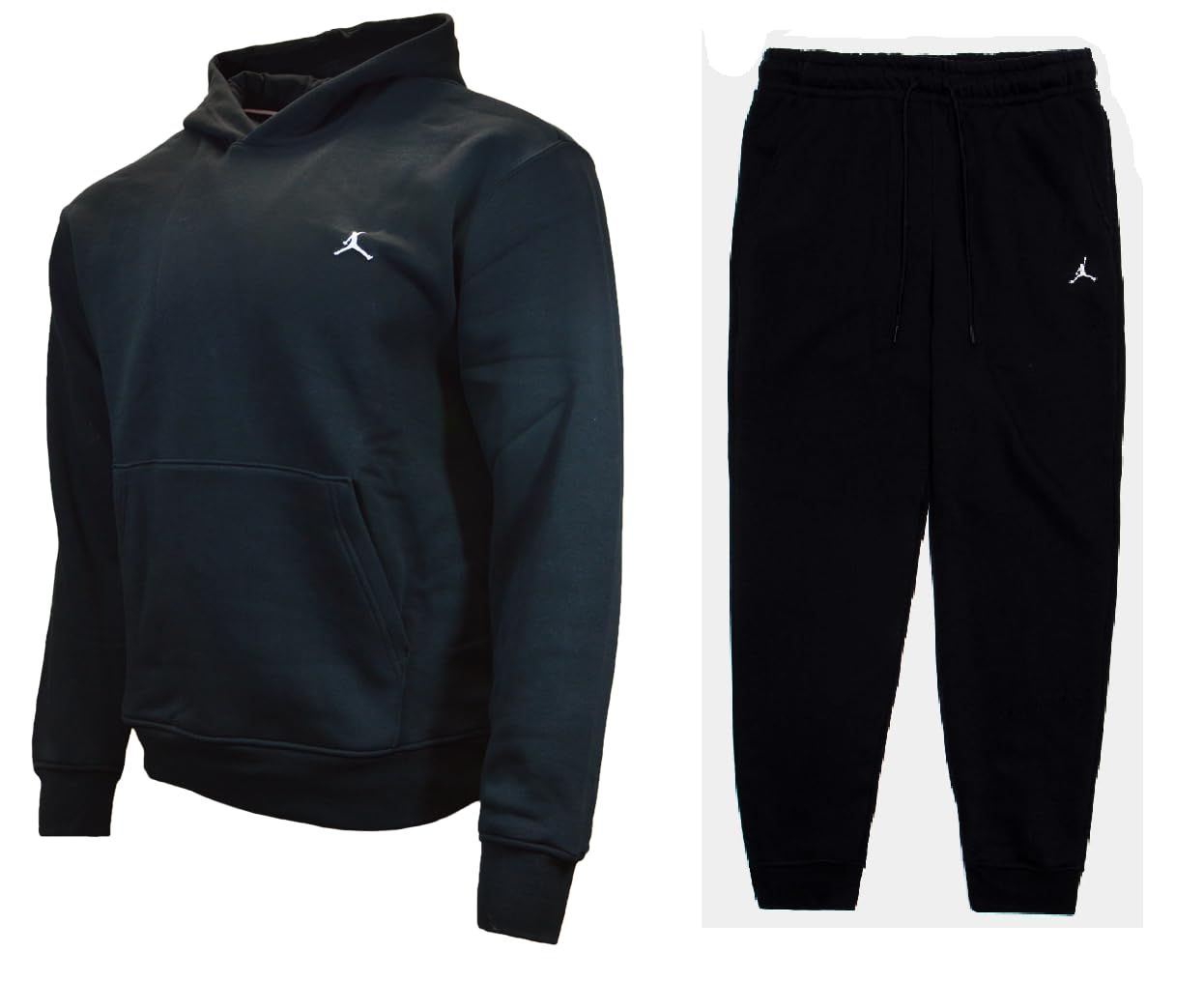 ナイキ JORDAN ジョーダン エッセンシャル フーディー 起毛フリース スウェットパーカー スウェットパンツ 上下セット US Lサイズ 180 189 cm DQ 7466 7340 ブラック