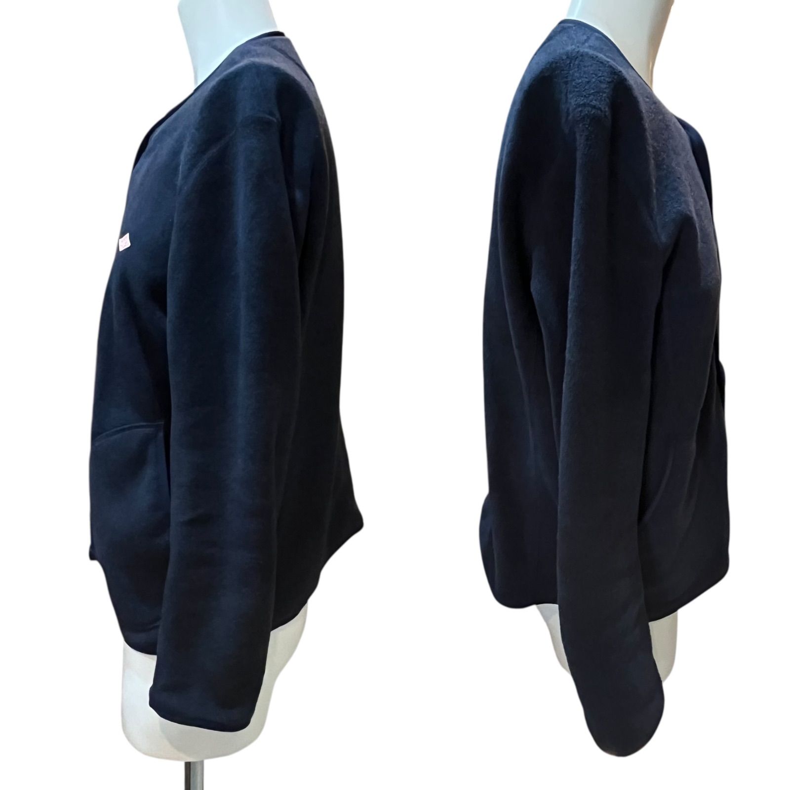 管2511-436】DANTON ダントン フリースジャケット 36サイズ ネイビー