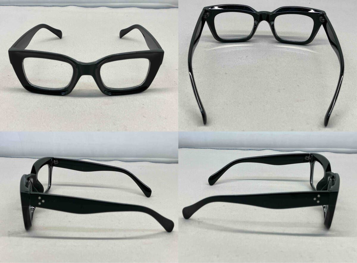 ケース付 富士山眼鏡 ファッションメガネ ブラック