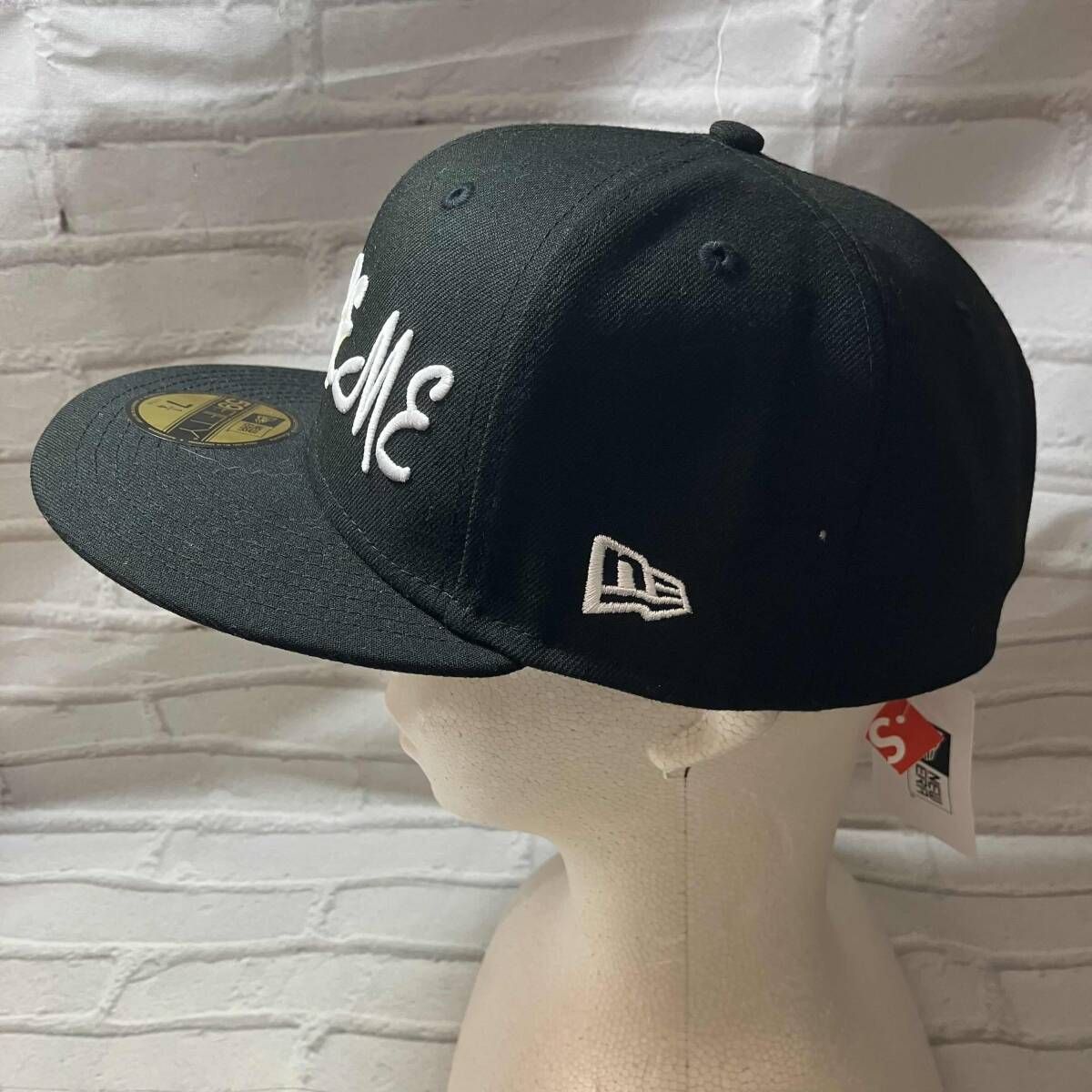 ERA | ニューエラ| supremeコラボ シュプリーム サイズ7.1|4 57.7 cm ブラック ツバ裏グリーン