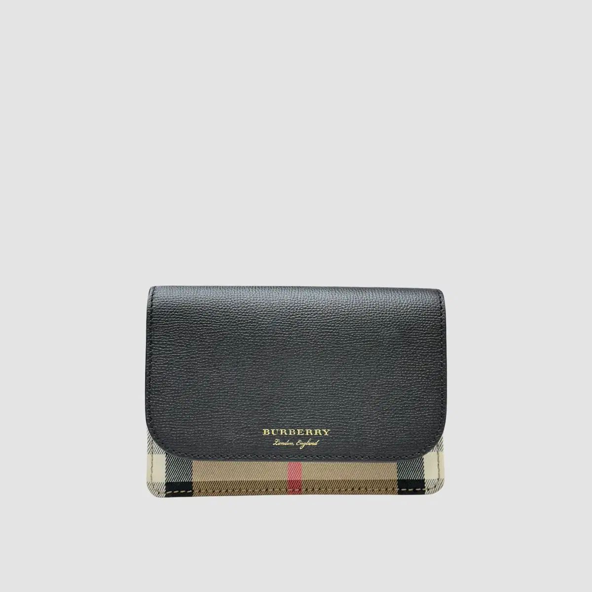 バーバリー ハンプシャー ハウスチェック チェーン クロスバック ブラック 8027874