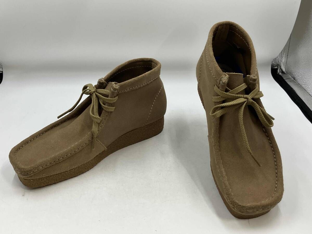 Clarks Shacre クラークスシェイカー I Run ワラビーブーツ 15522 24 5 cm ベージュ系