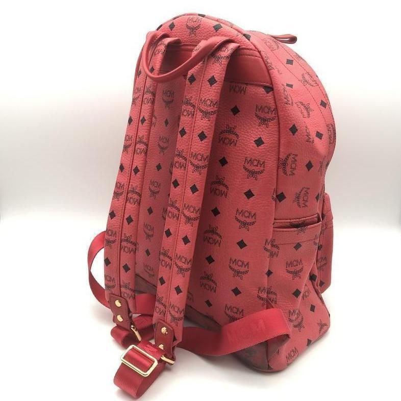 MCM リュック レッド エムシーエム 10