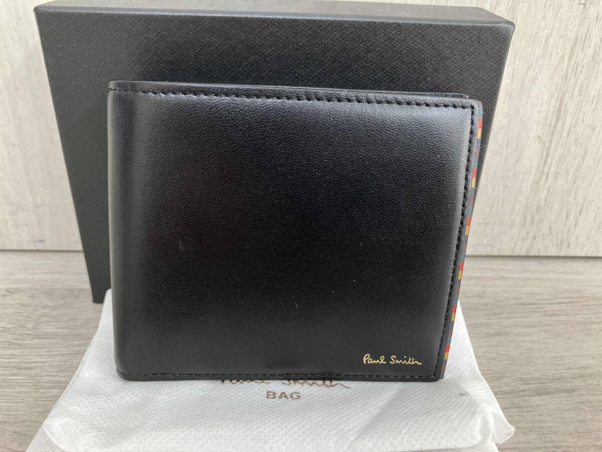 PAULSMITH 二つ折り財布 ブラック き