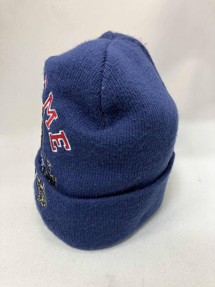 Supreme ニット帽 ニットキャップ ネイビー 冬