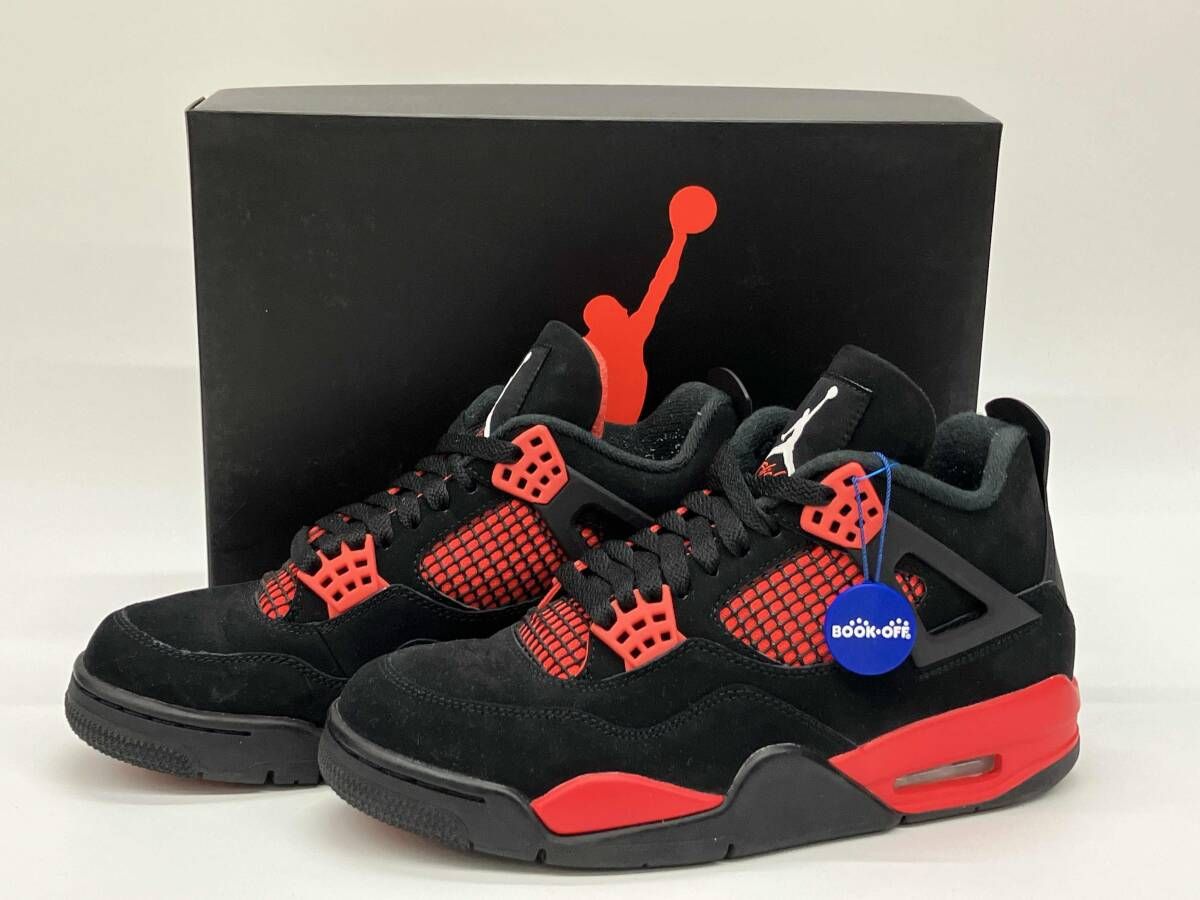 鑑定済】NIKE AIR JORDAN 4 RETRO Red Thunder Crimson CT 8527 016 