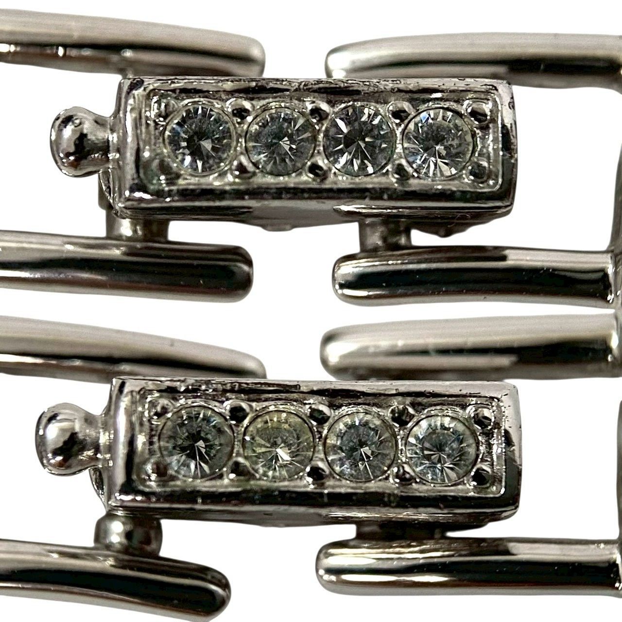 SWAROVSKI】ネックレス シルバーカラー クリスタル ラインストーン