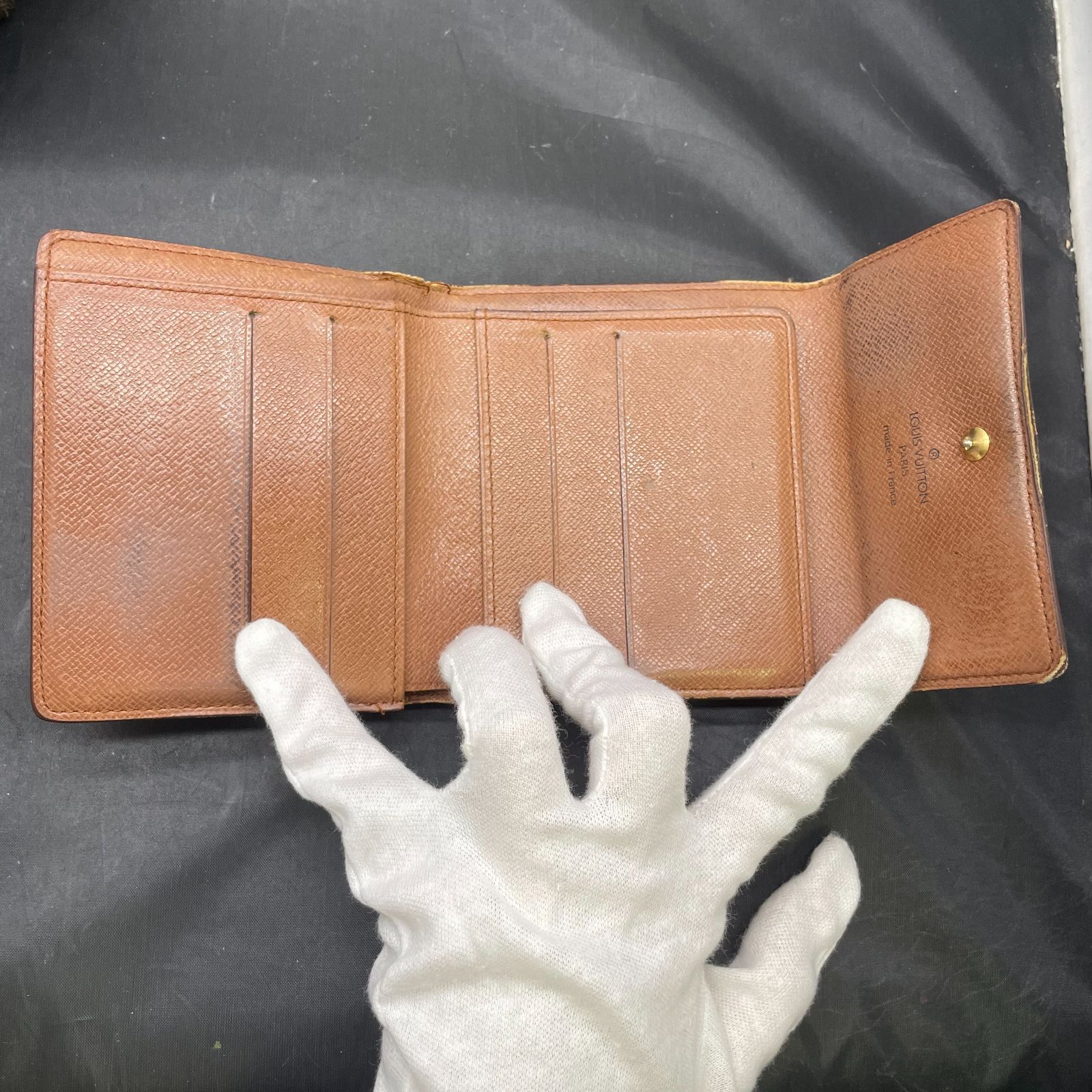 ルイヴィトン モノグラム 三つ折り財布 Wホック B25111600 - メルカリ