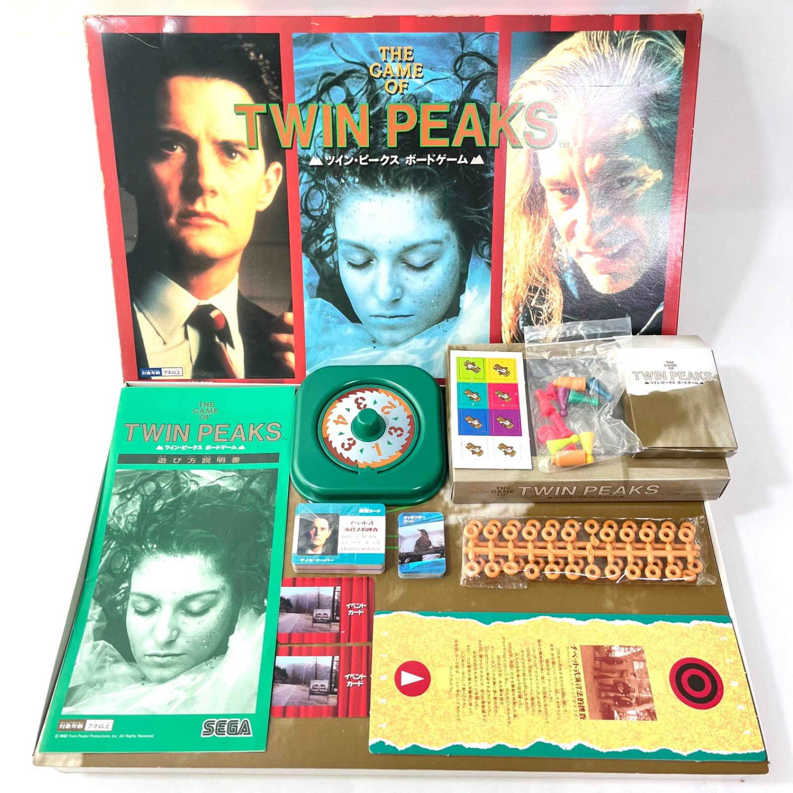 ち35 セガ SEGA TWIN PEAKS ツインピークスボードゲーム 日本 品