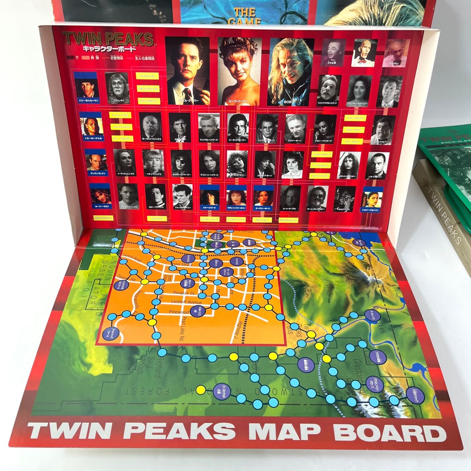 ち35【希少美品】セガ SEGA TWIN PEAKS ツインピークスボードゲーム