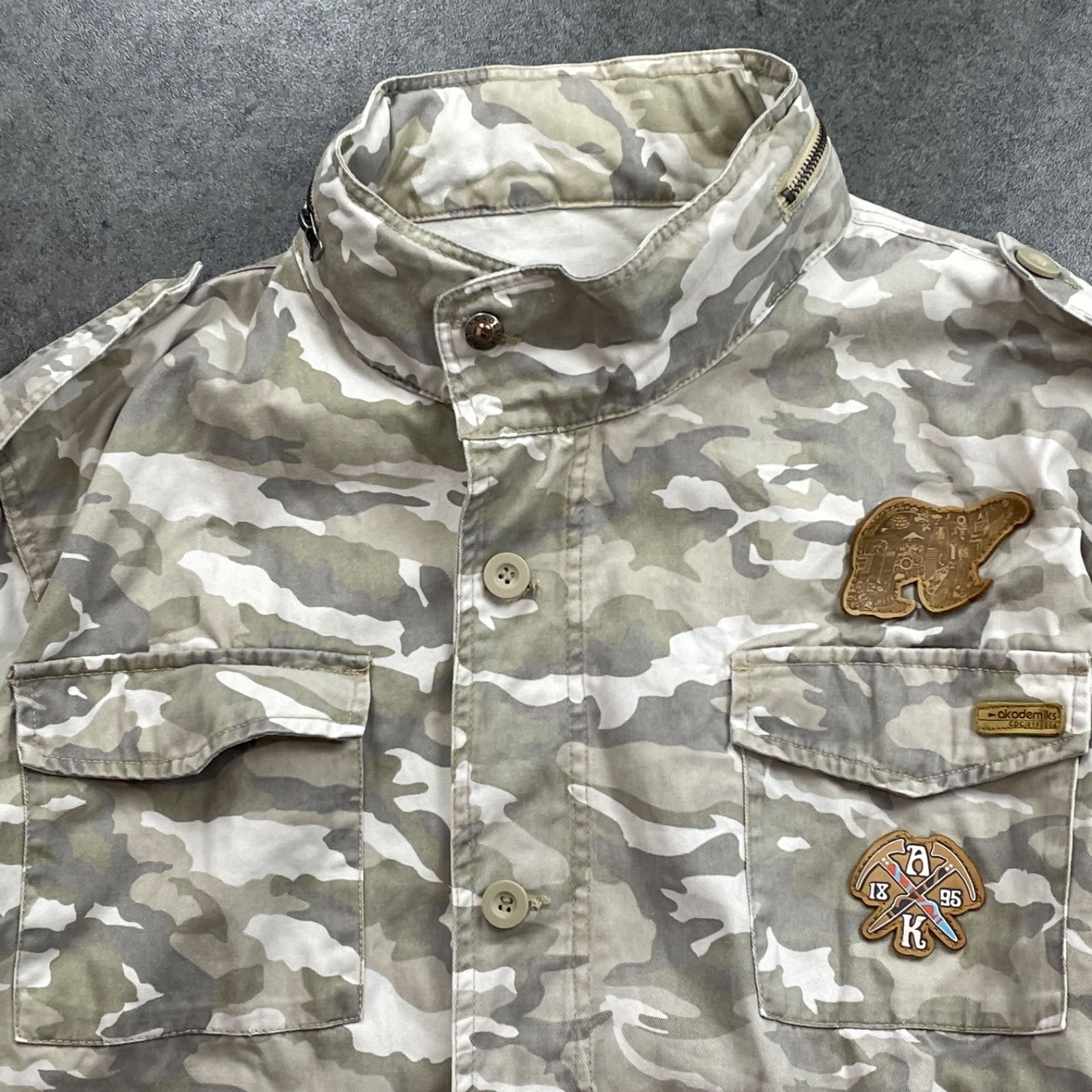 Akademiks Military Jacket アカデミクス ミリタリー フィールド 