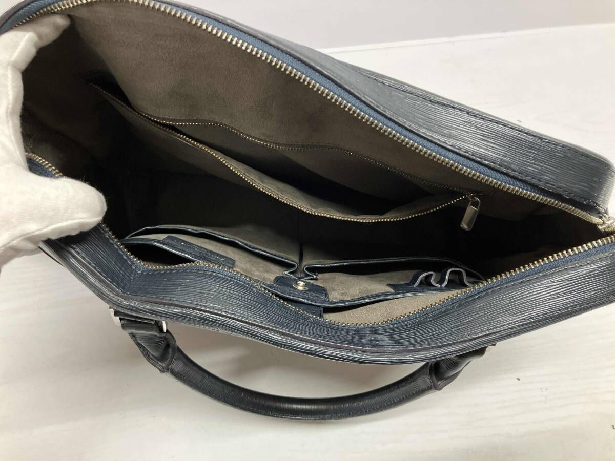 PELLE MORBIDA ペッレモルビダ ブリーフケース 2way レザー ネイビー