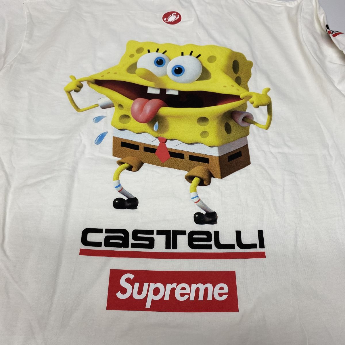 未着用】 Supreme シュプリーム Sponge Bob Castelli Racing Tee ロンT