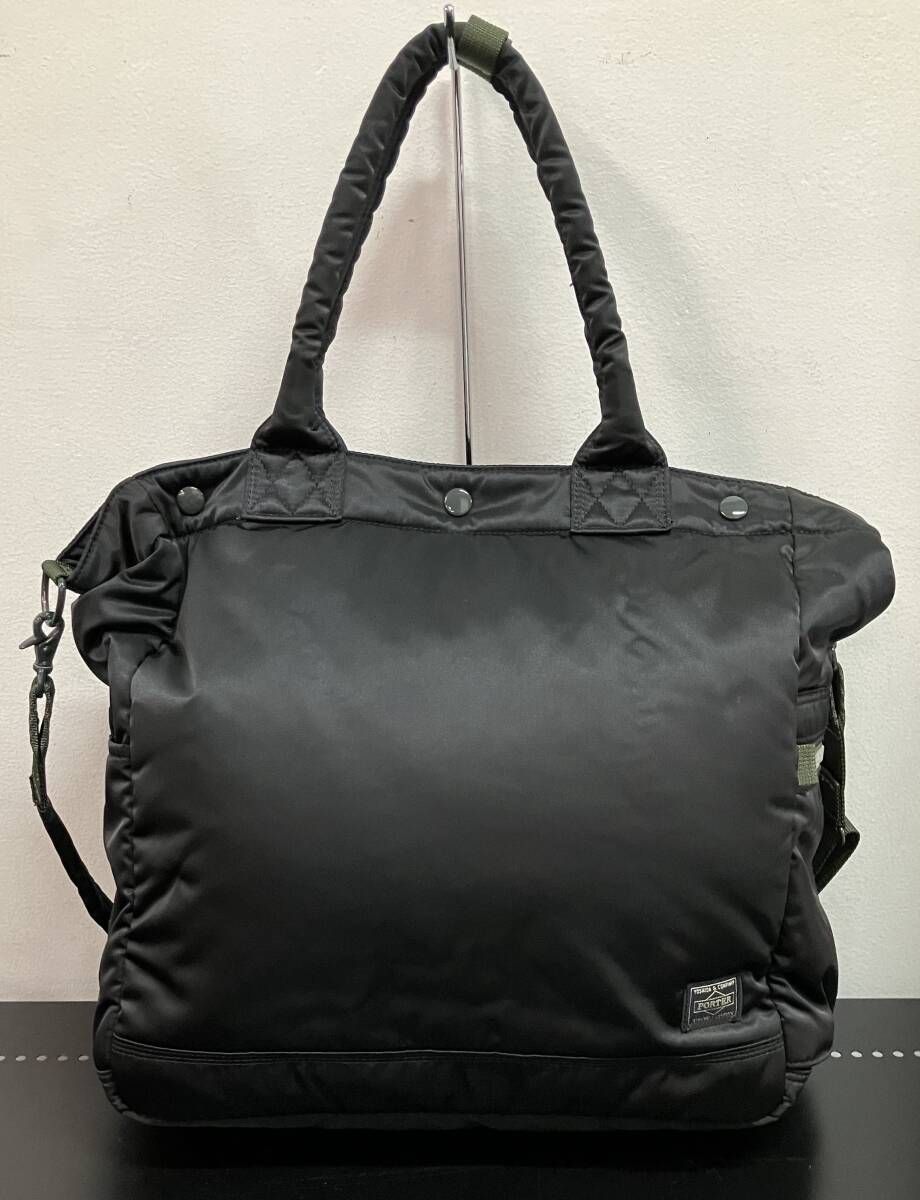 PORTER ポーター トートバッグ PX TANKER 2 WAY ブラック