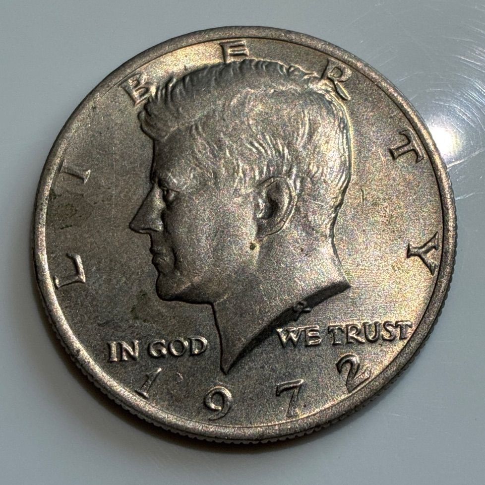 アメリカ 硬貨4枚セット【1972年ハーフダラー・1965年&1998年